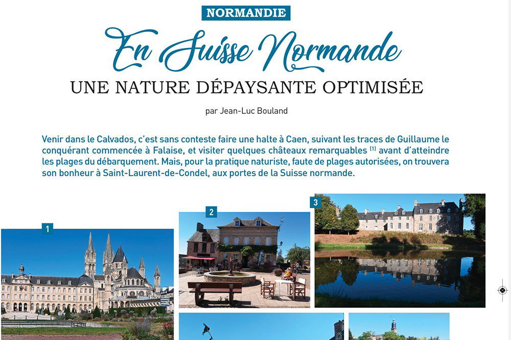 Les naturistes aiment la suisse…normande