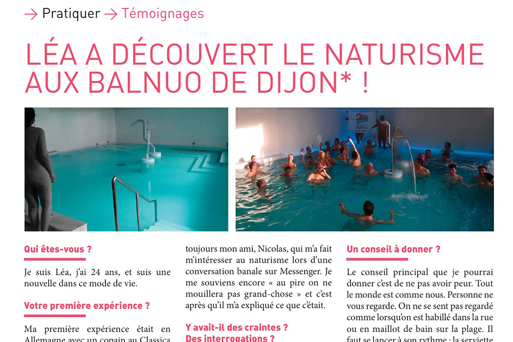 Des activités urbaines naturistes en Bourgogne