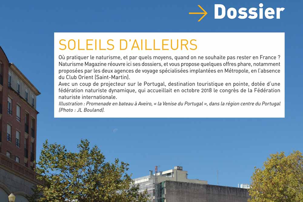 Destinations soleil, hiver 2018