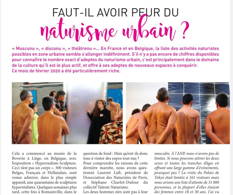 Le naturbanisme, nouvelle pratique naturiste
