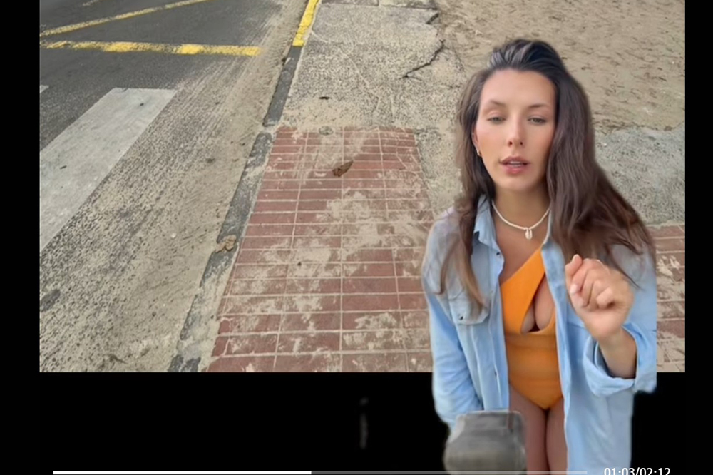 Camille Cerf était trop court vêtue