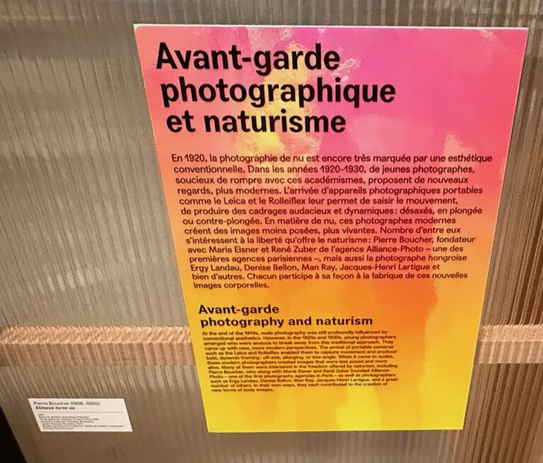 Avant-garde photographique et naturisme