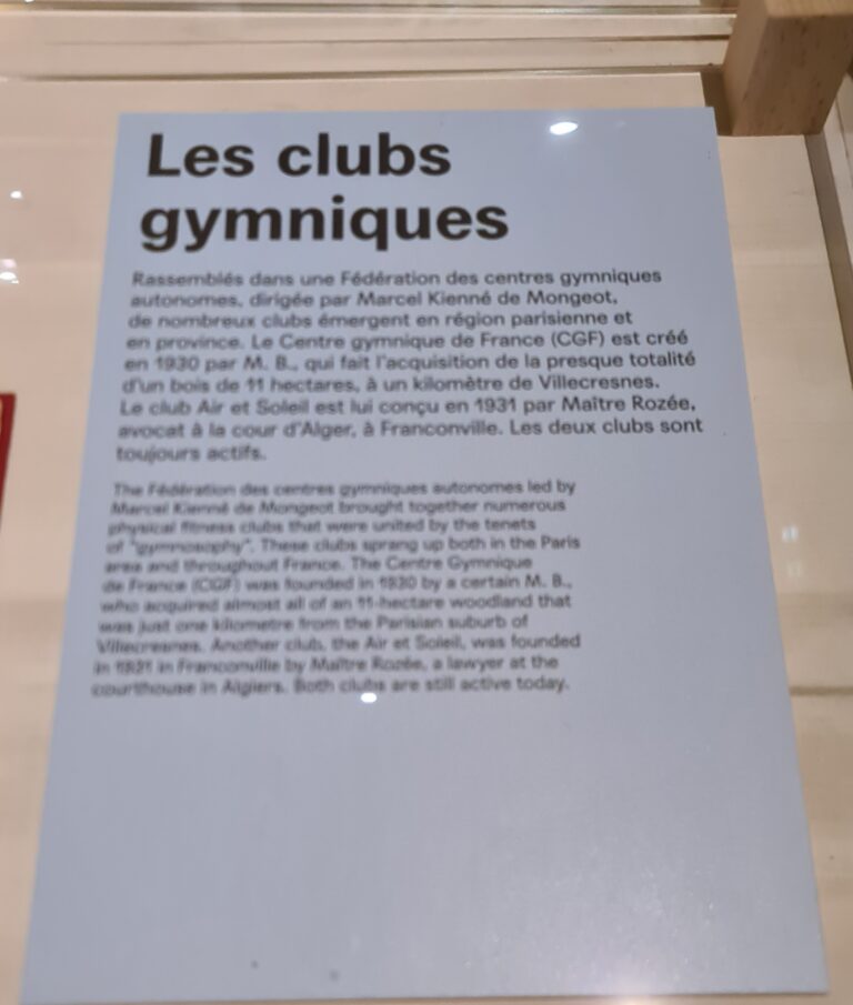 Présentation générale du Sparta Club au Mucem