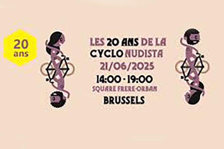 Plus de cent cyclistes nus à Bruxelles