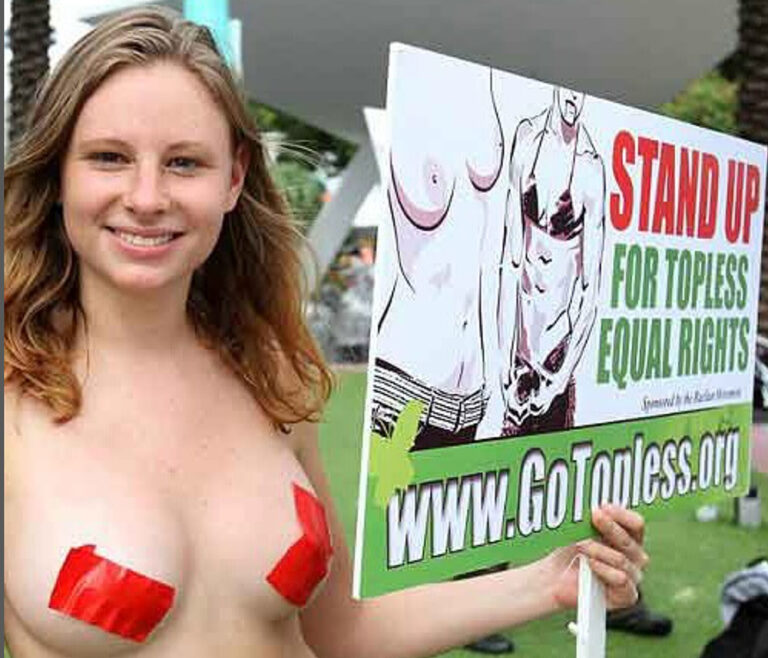 Une pétition pour défendre le Topless