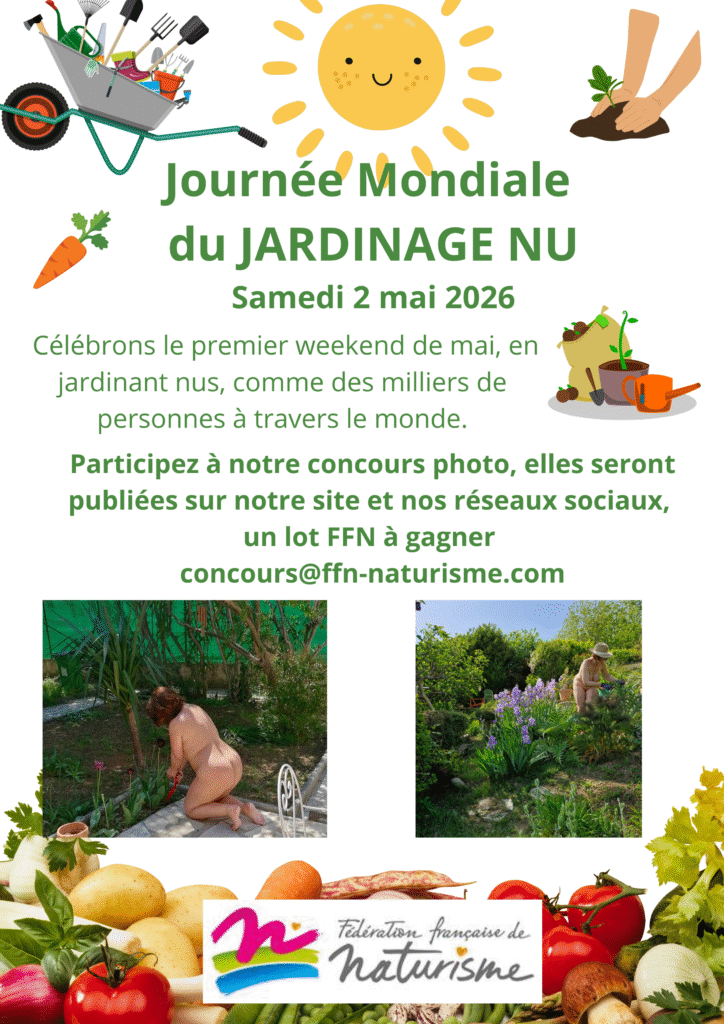 Journée mondiale du jardinage nu samedi 2 mai 2026