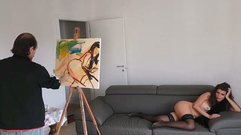 Le peintre et son modèle nu
