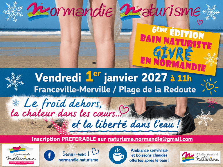6ème édition des Bains Givrés le 1er janvier 2027 en Normandie